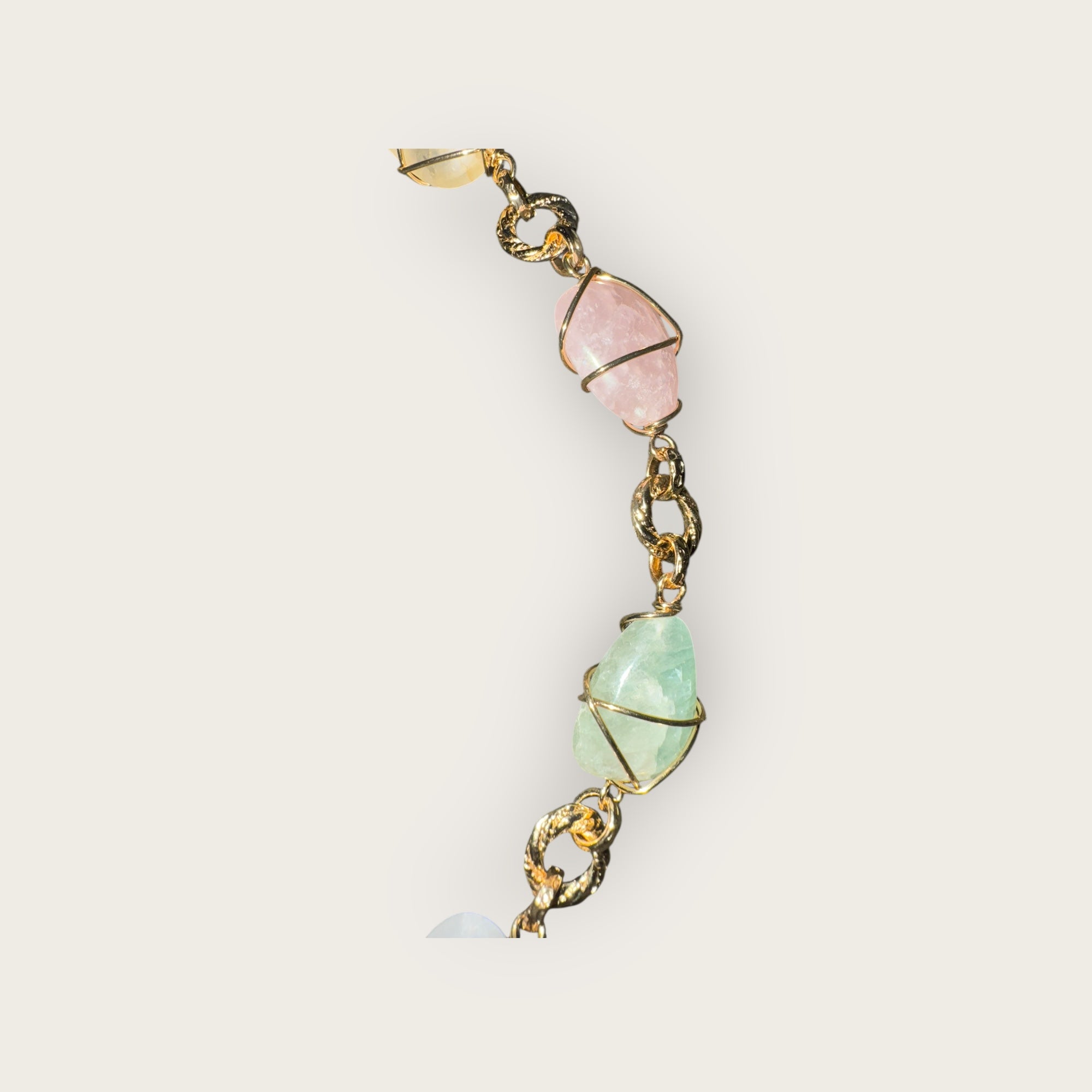 GAS BIJOUX - Collier RAINBOW multi doré à l'or fin