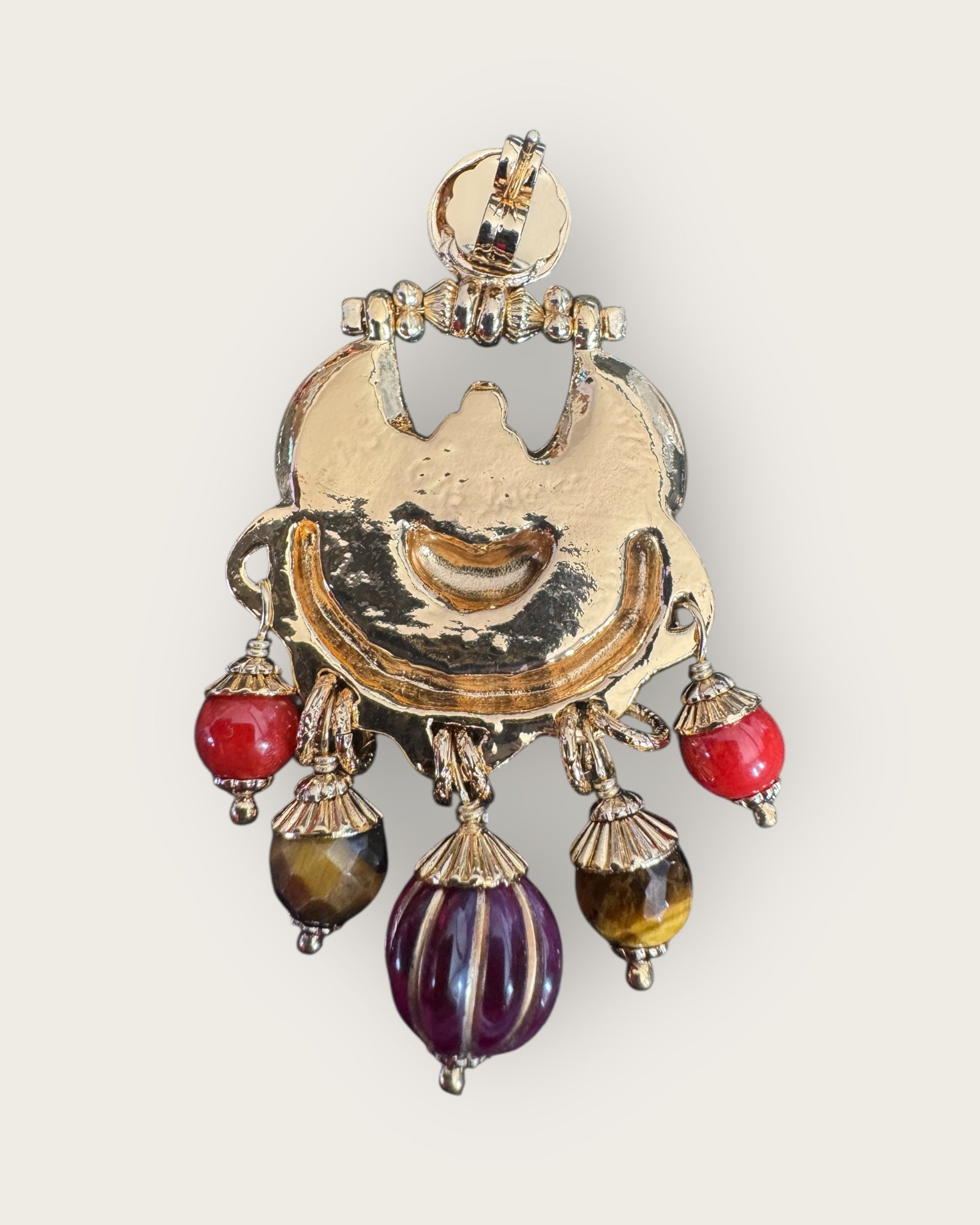 GAS BIJOUX - Boucles d'oreilles HAVANA petit modèle tiges droites dorées à l'or fin