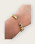 GAS BIJOUX - Bracelet SARI BIS STRASS doré à l'or fin - Taille 1