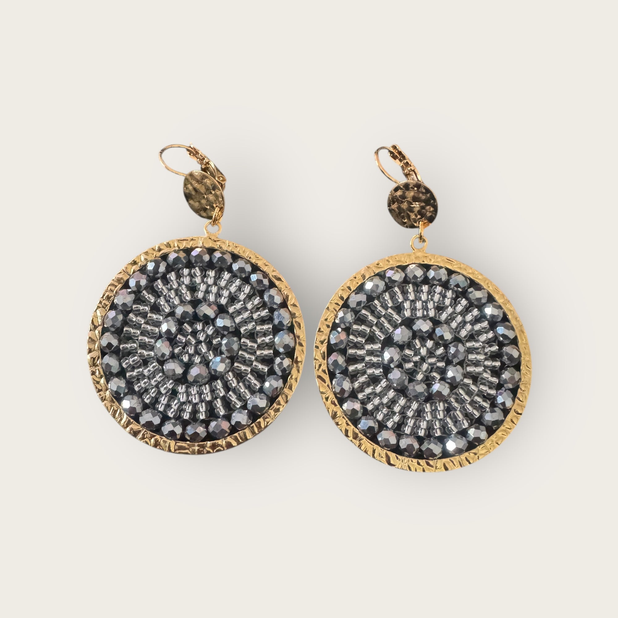 SANTIBE - Boucles d'oreilles SOLENE - Argent - Préciser tiges droites ou clips