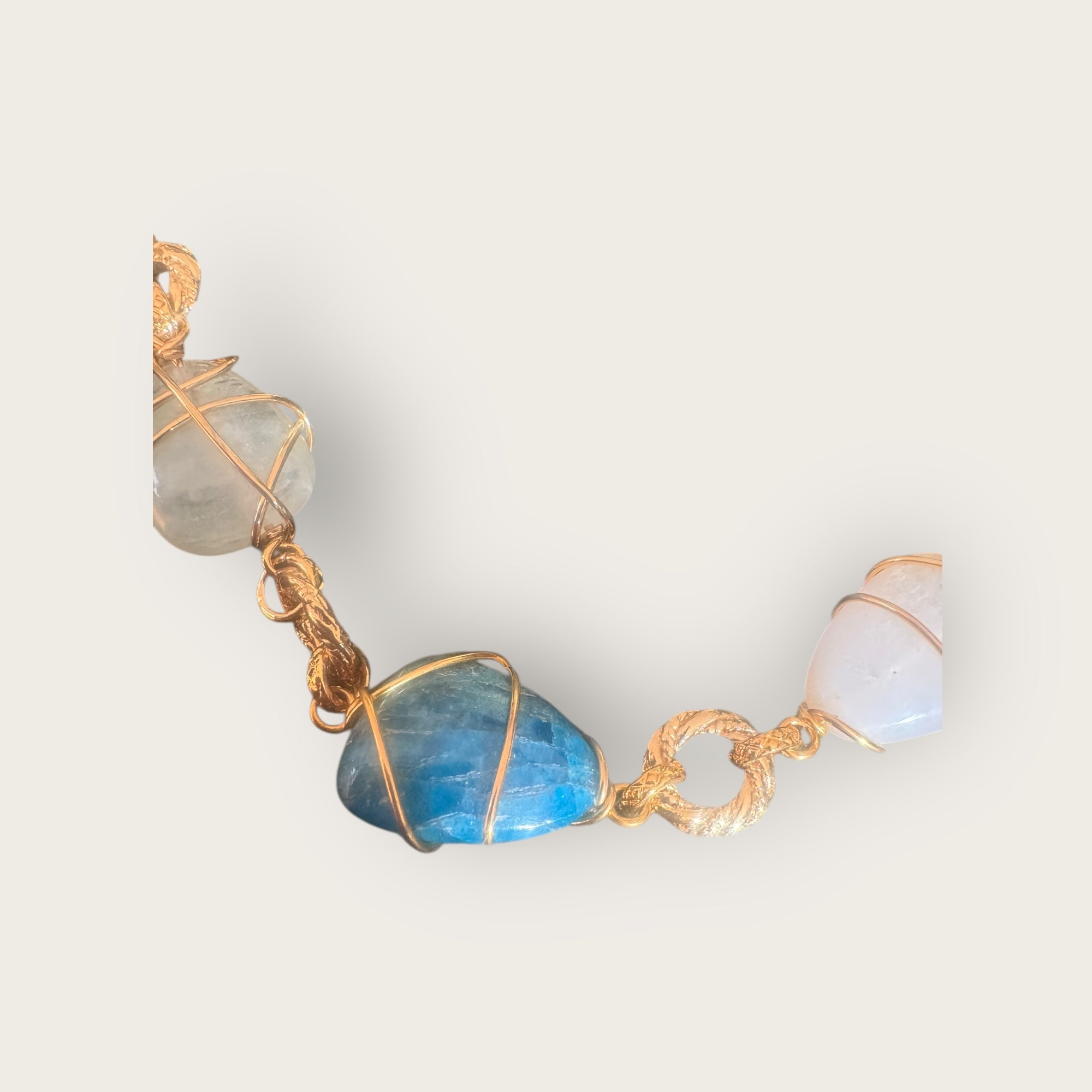 GAS BIJOUX - Collier RAINBOW multi bleu GM
