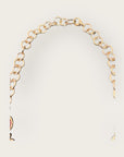 GAS BIJOUX - Collier SIRENA doré à l'or fin - Cornaline, quartz rose, amazonite