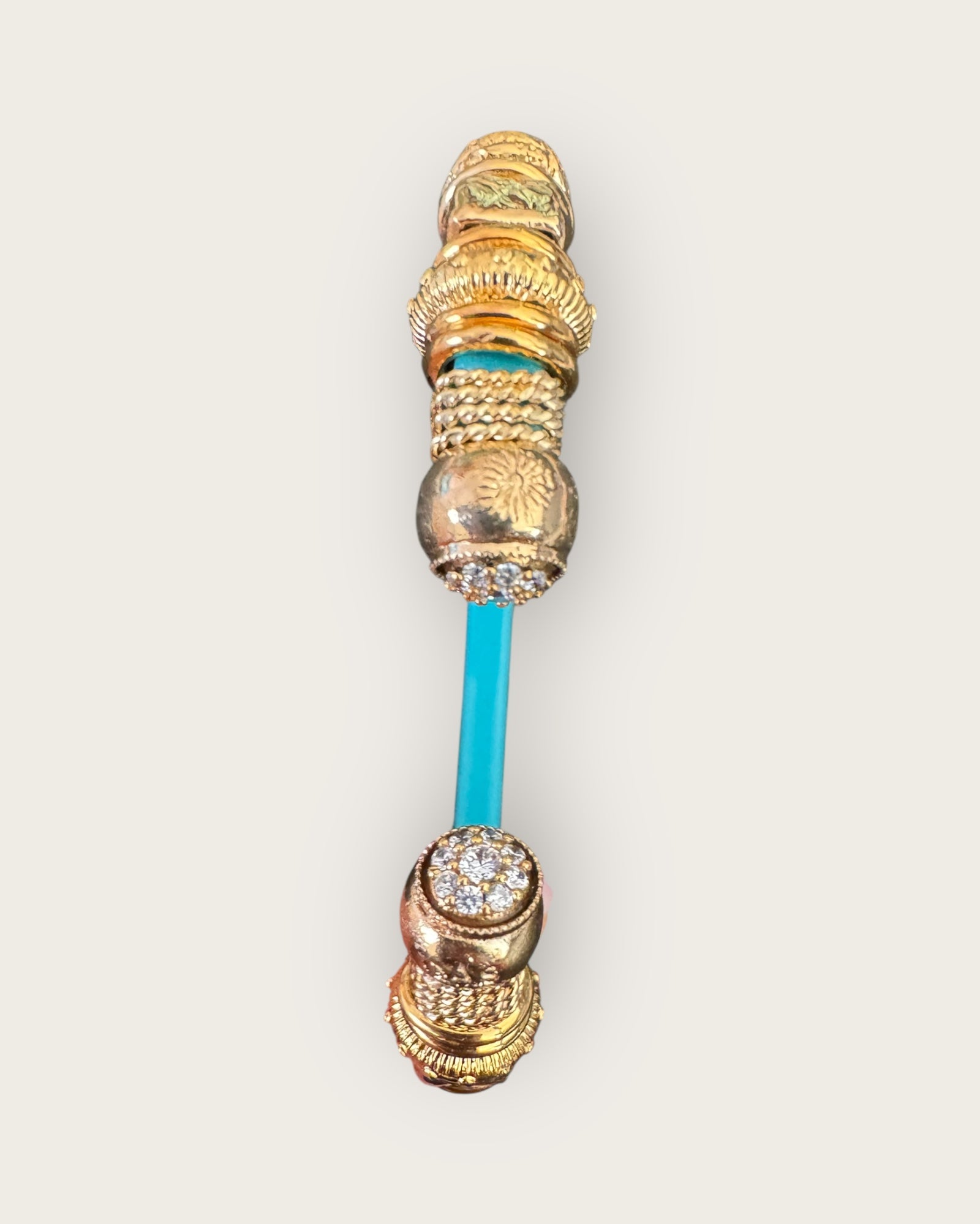 GAS BIJOUX - Bracelet SARI BIS STRASS doré à l'or fin - Taille 1