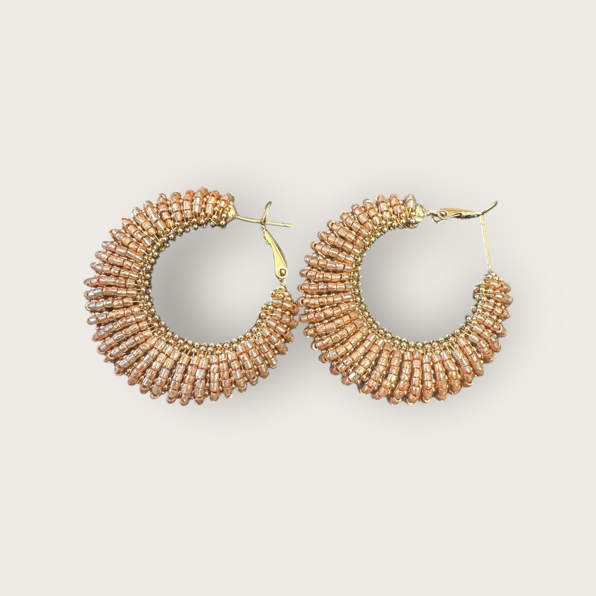 GAS BIJOUX - Boucles d’oreilles IZZIA grand modèle dorées à l’or fin - Mordoré