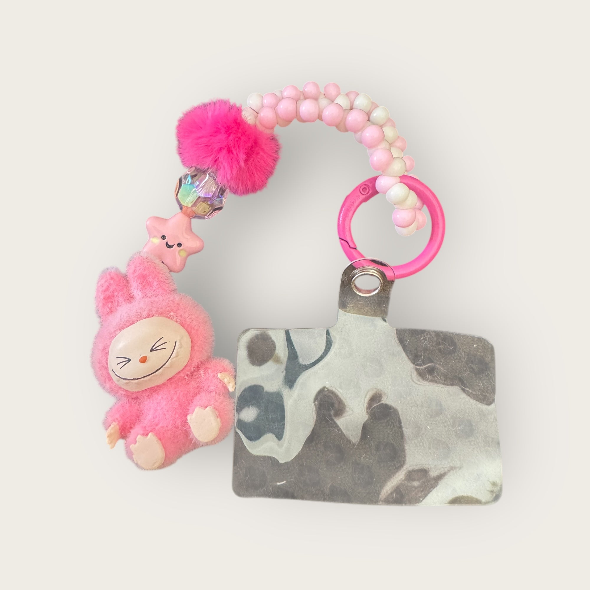 LABUBU - Bijoux de sac ou bijoux de téléphone - FUSCHIA