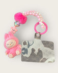 LABUBU - Bijoux de sac ou bijoux de téléphone - FUSCHIA