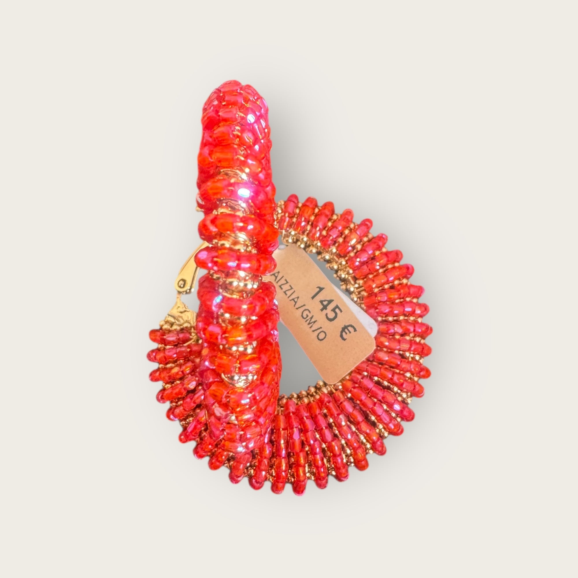 GAS BIJOUX - Boucles d'oreilles IZZIA grand modèle dorées à l'or fin - grand modèle