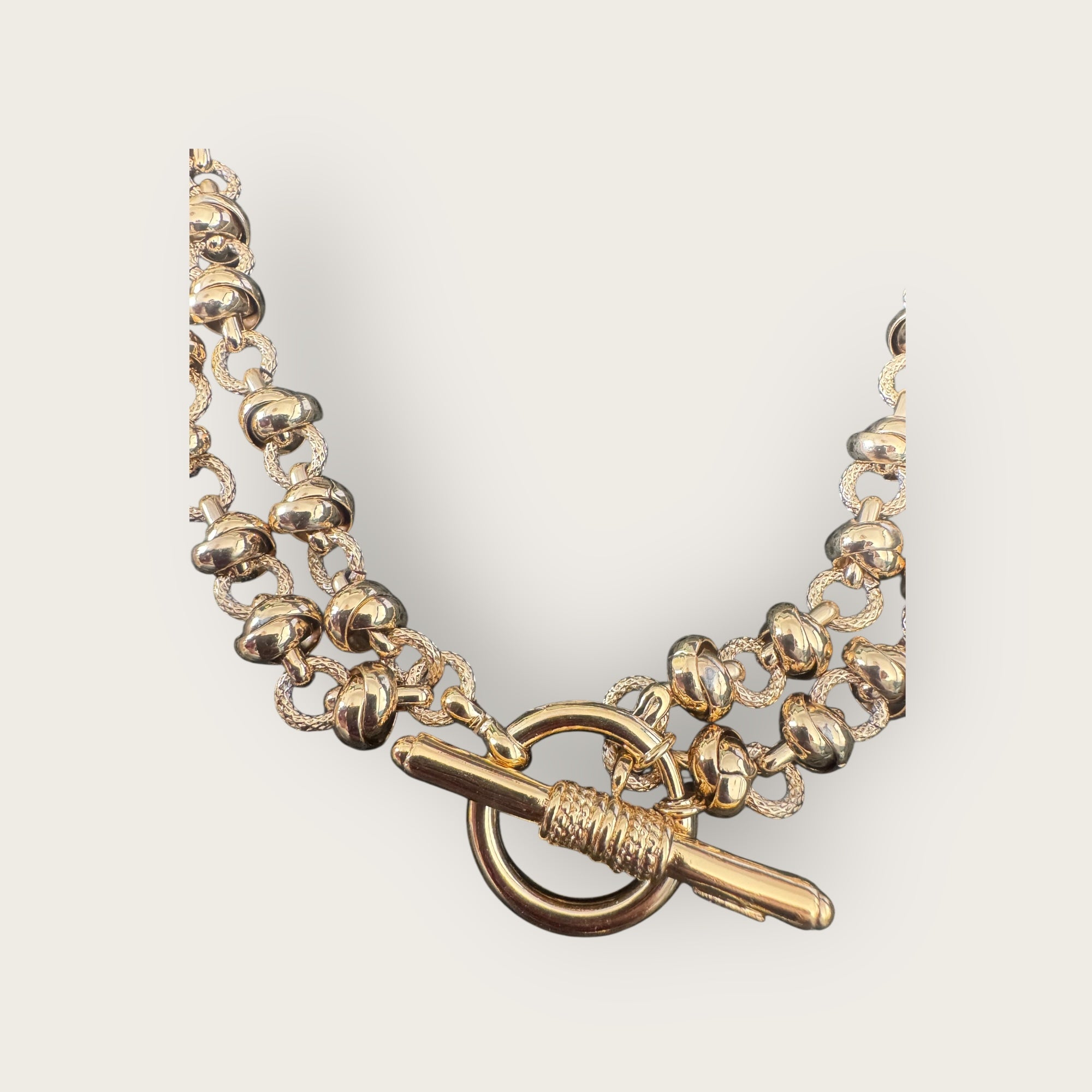 GAS BIJOUX - Collier ATIK double doré à l'or fin