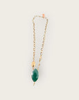 GAS BIJOUX - Collier BILLY avec pendentif en Agate verte