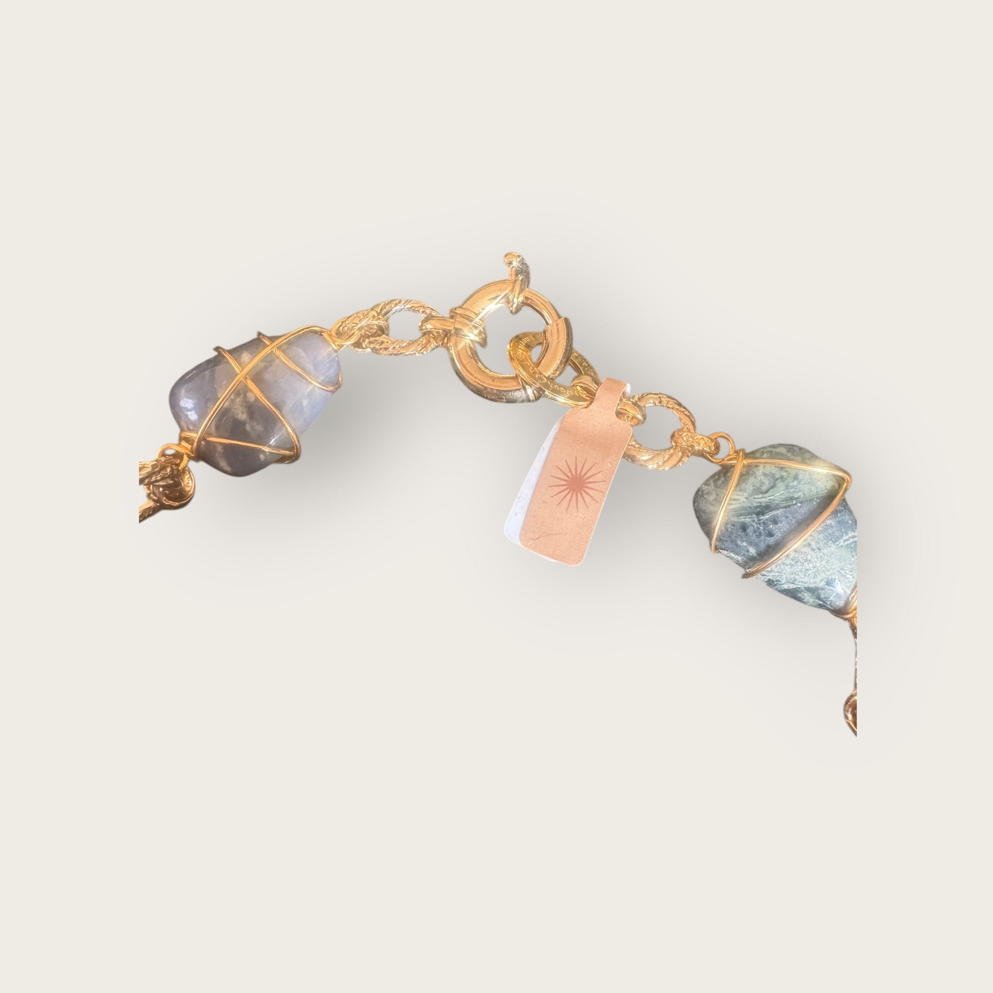 GAS BIJOUX - Collier RAINBOW multi bleu GM