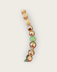 GAS BIJOUX - Collier PALAZZO doré à l’or fin - Vert