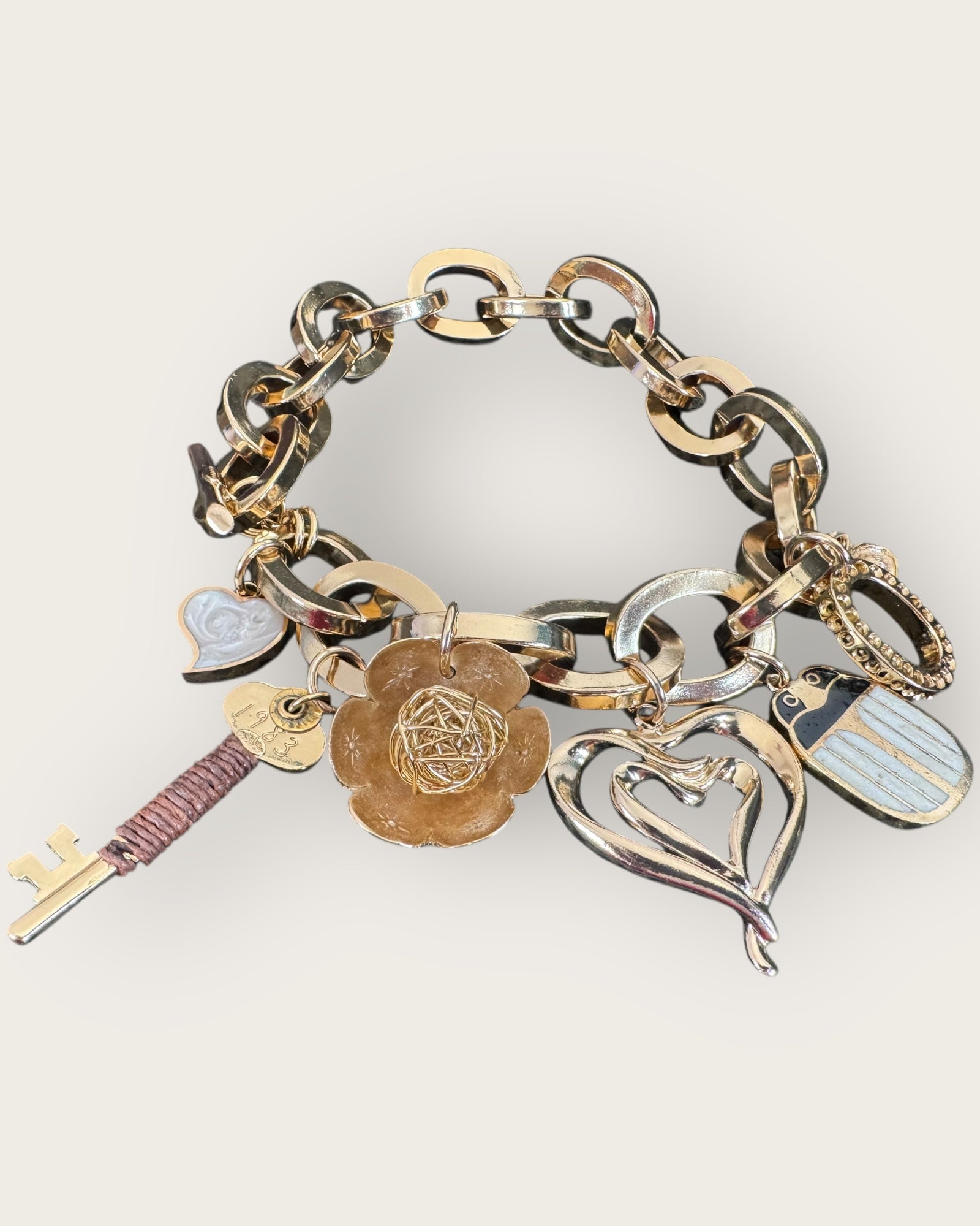 GAS BIJOUX - Collier MAILLE FADA CHARMS - PIECE RARE collaboration de Marie GAS avec l'artiste Francoise