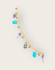 GAS BIJOUX - Collier TANGERINE doré à l'or fin - Turquoise