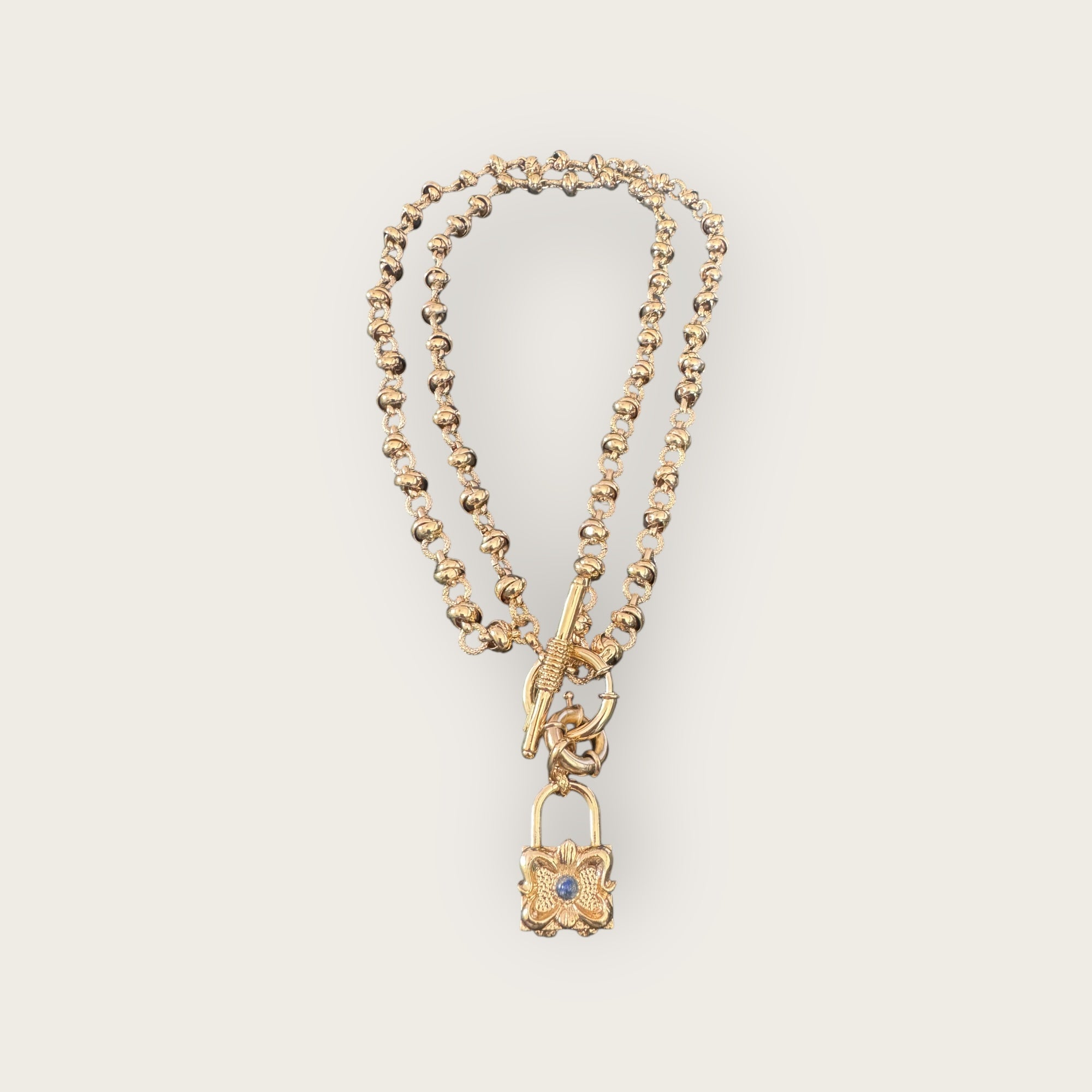 GAS BIJOUX - Collier ATIK double doré à l'or fin