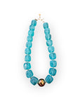 ZAG BIJOUX - Collier OEDIPE - Bleu translucide