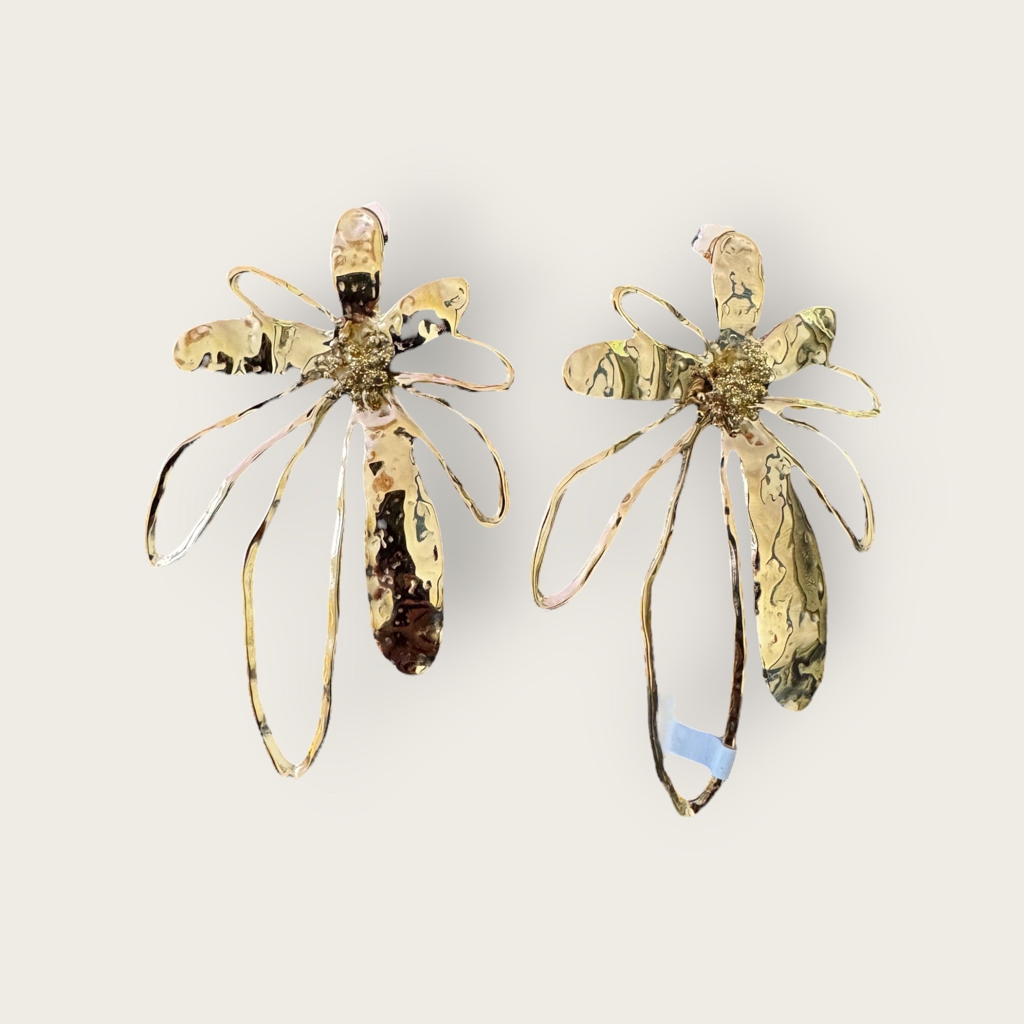 JORGINA - Boucles d'oreilles fleur, Maxi boucles