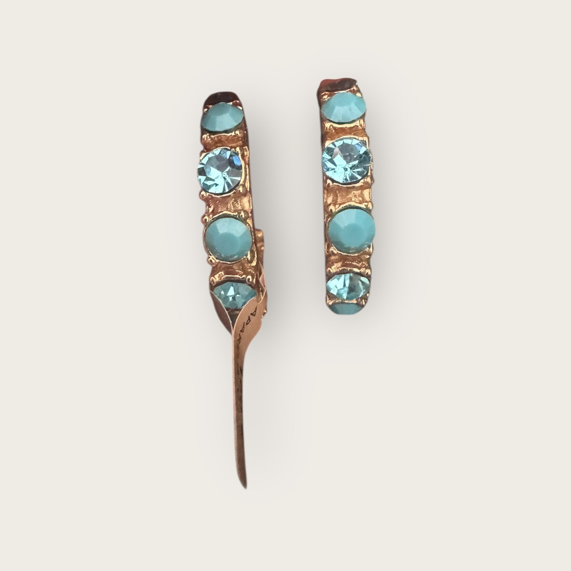 GAS BIJOUX - Boucles d'oreilles Parelie - Bleu