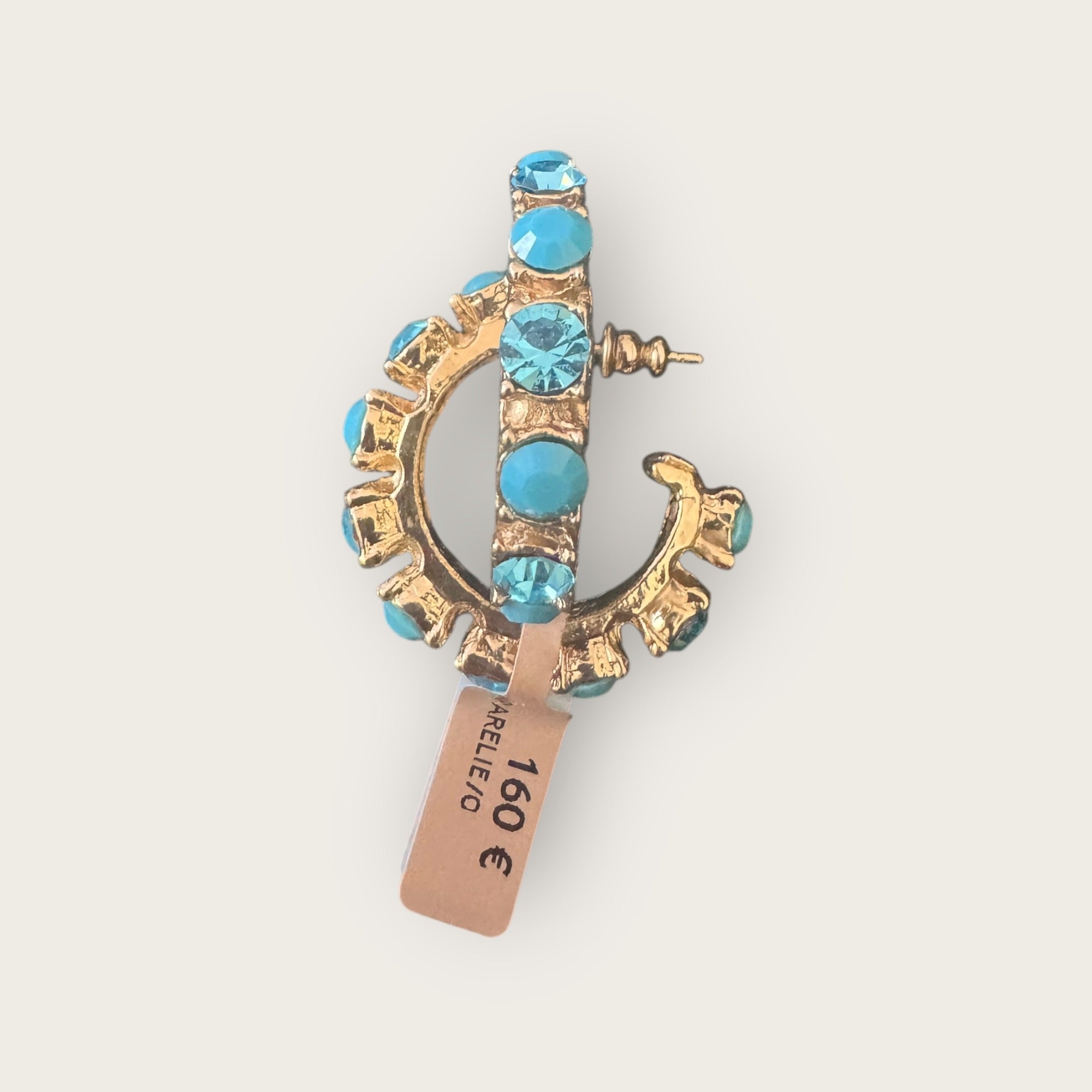 GAS BIJOUX - Boucles d'oreilles Parelie - Bleu