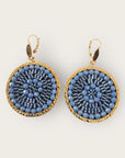 SANTIBE - Boucles d'oreilles SOLENE - Céleste - Préciser tiges droites ou clips