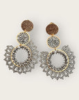 SANTIBE - Boucles d'oreilles TANGO - Argent - Préciser en commentaire tiges droites ou clips