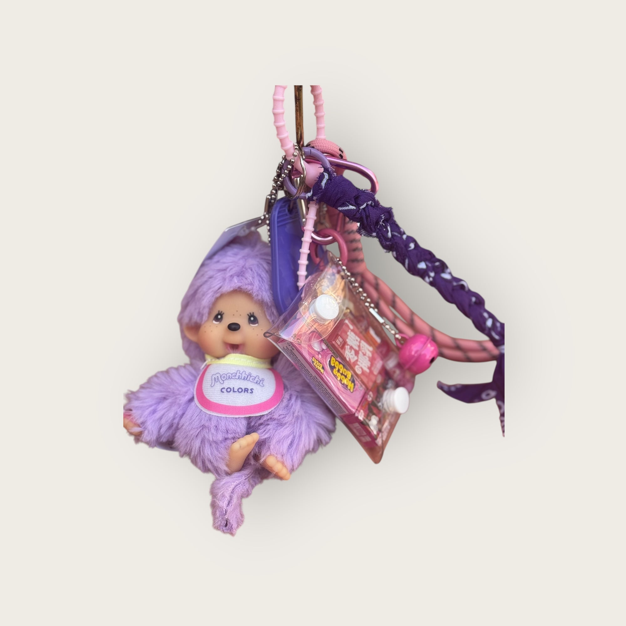 BY TOPAZE - Bijoux de sac - KIKI MAUVE