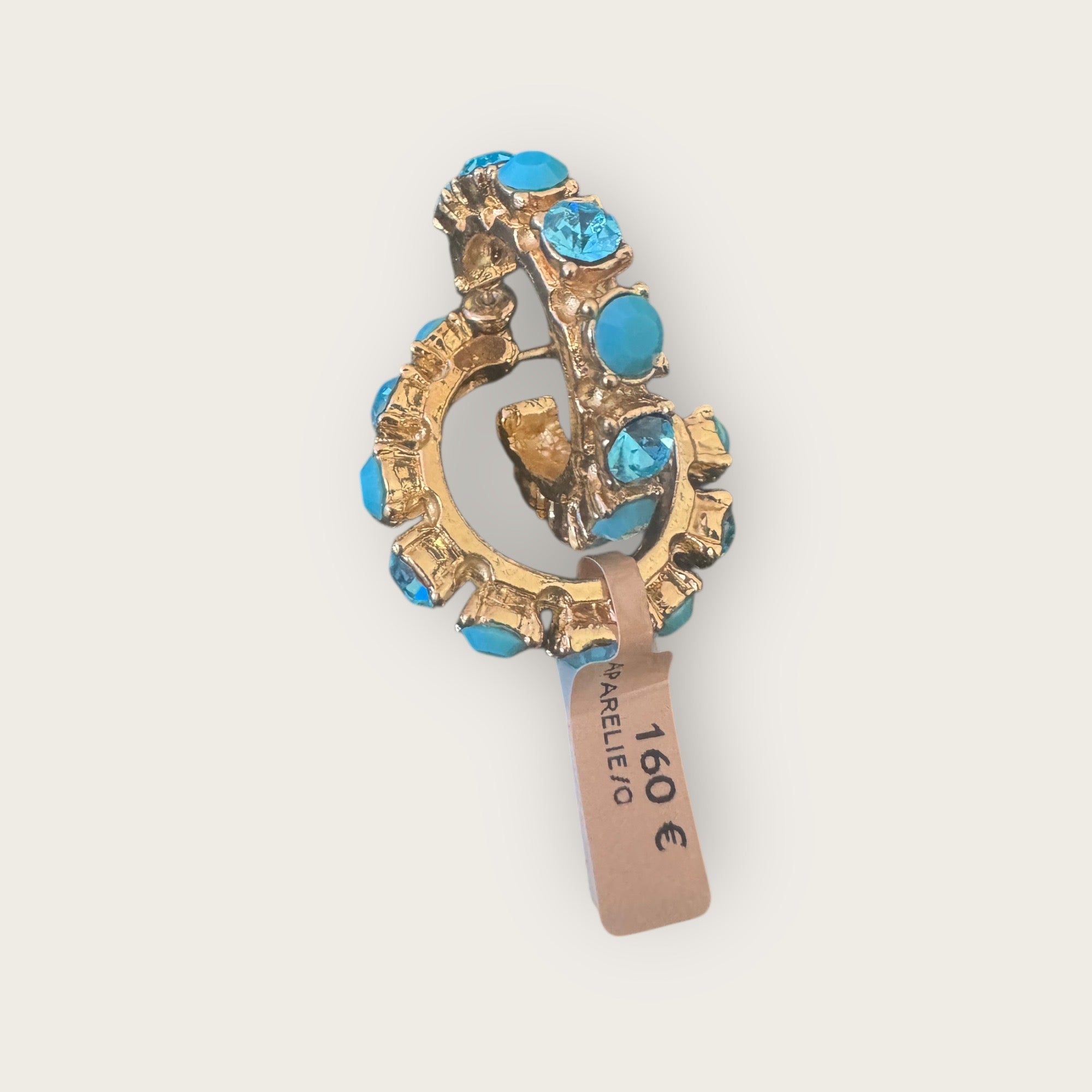 GAS BIJOUX - Boucles d'oreilles Parelie - Bleu