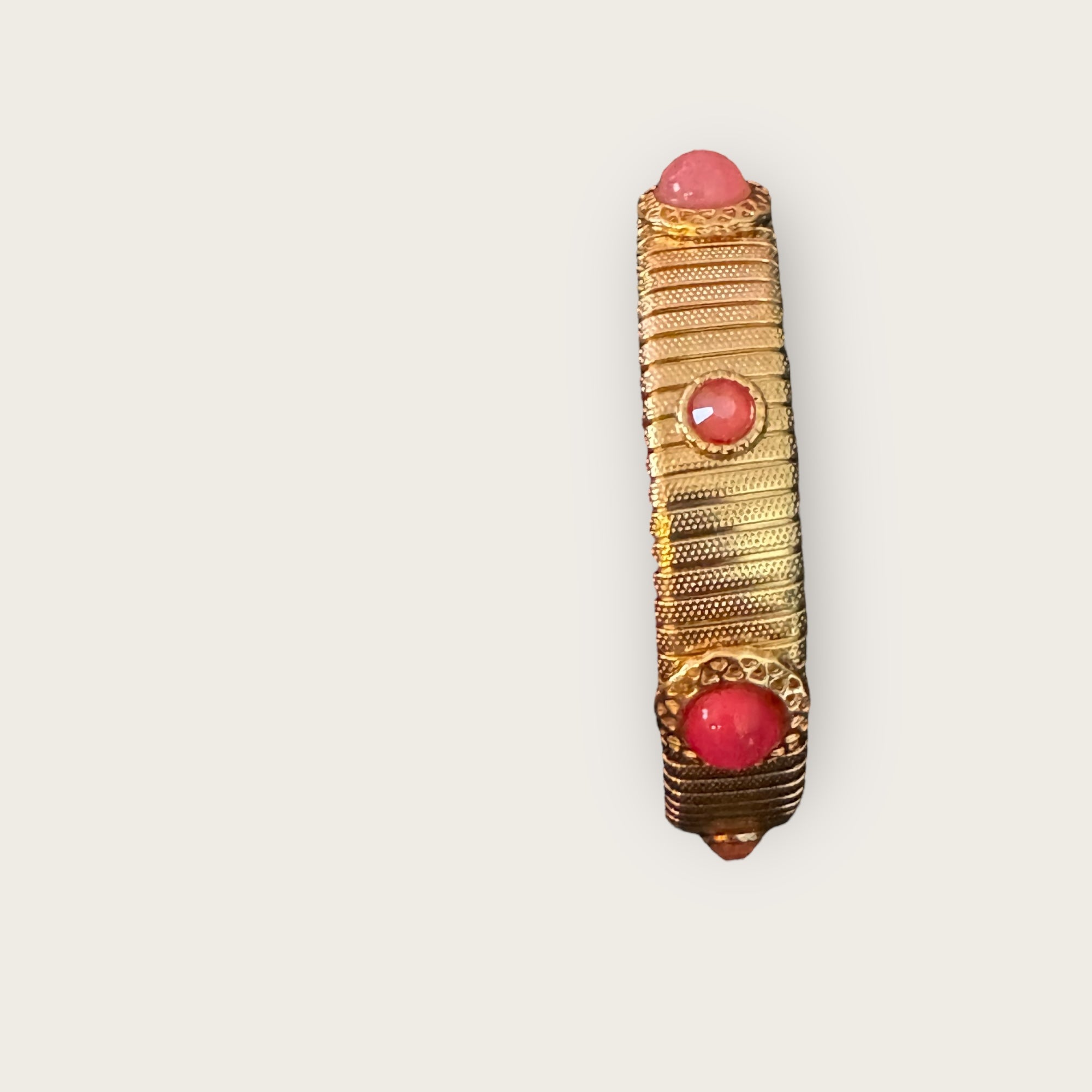 GAS BIJOUX - Bracelet STRADA moyen modèlera à l'or fin - Cabochons tons de rose
