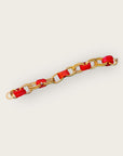 GAS BIJOUX - Bracelet BELL doré à l'or fin - Acetate Corail - NOUVEAU MODÈLE
