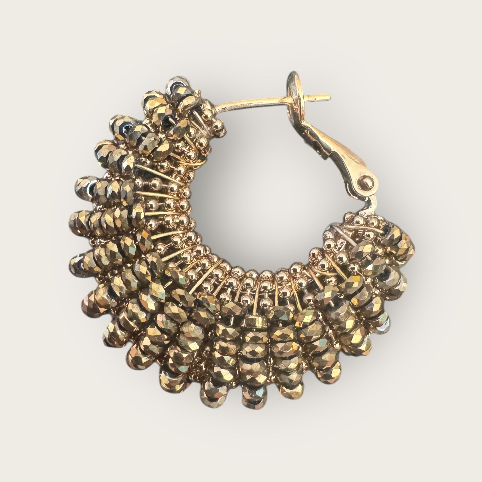 GAS BIJOUX - Boucles d’oreilles IZZIA petit modèle dorées à l’or fin - Gold