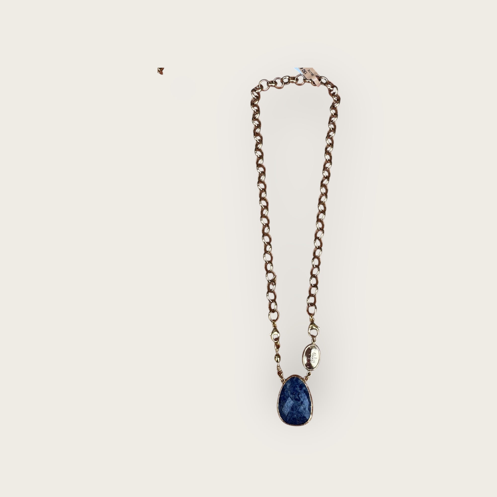 GAS BIJOUX - Collier BILLY doré à l’or fin - LAPIS