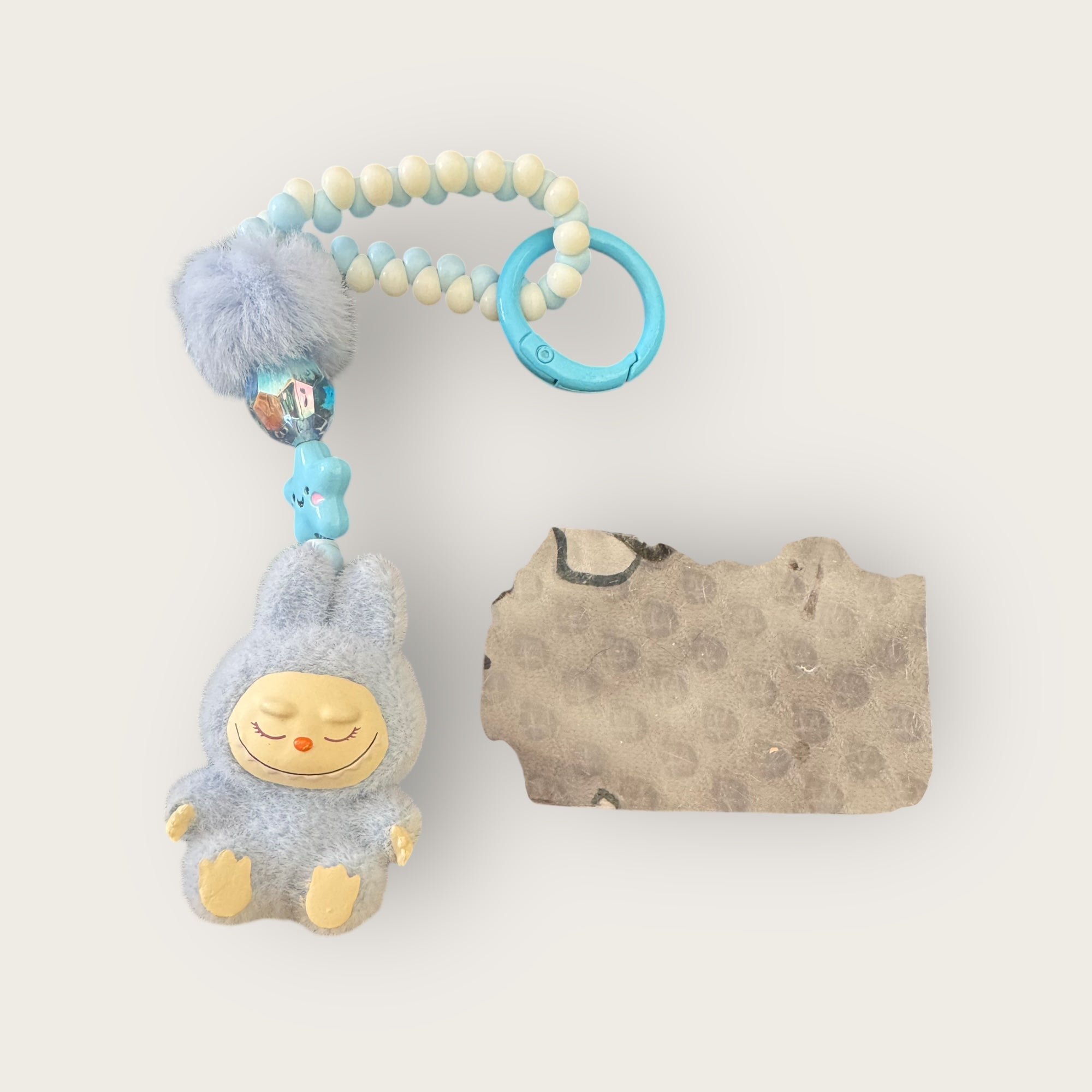 LABUBU - Bijoux de sac ou Bijoux de téléphone - BLEU CIEL