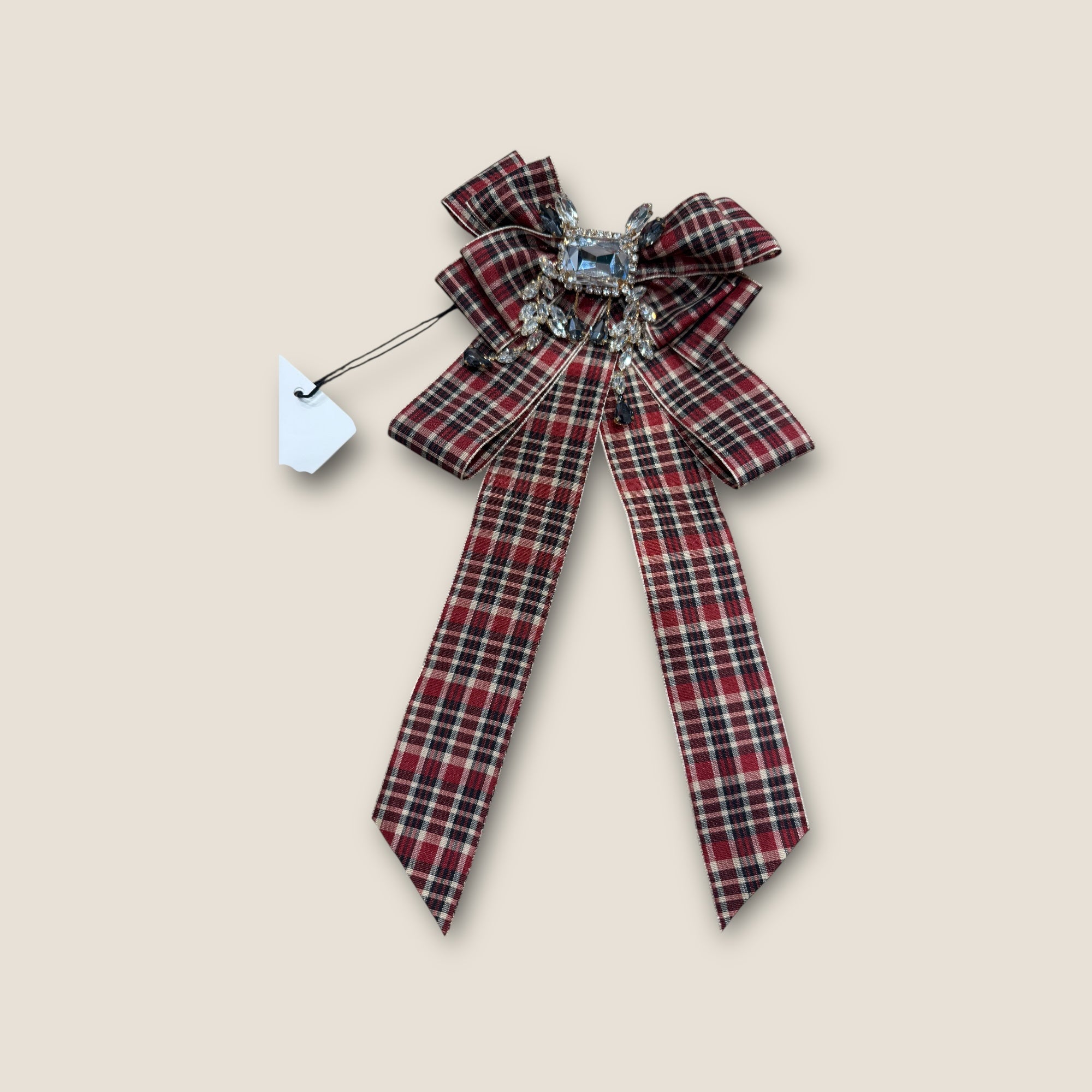 DIXIE - Broche noeud rouge