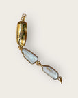 GAS BIJOUX - Collier CAYO doré à l'or fin et nacre blanche