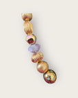 GAS BIJOUX -Collier PALAZZO doré à l’or fin - Quartz rose et améthyste