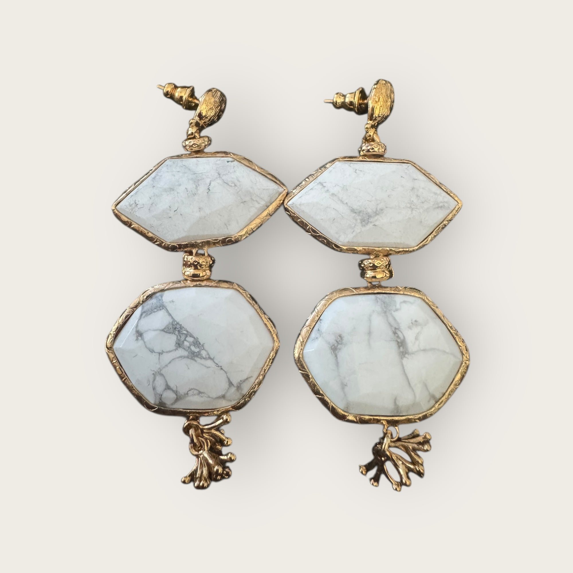 GAS BIJOUX - Boucles d'oreilles SILENZA 2.0 dorée à l'or fin - Nouveau modèle