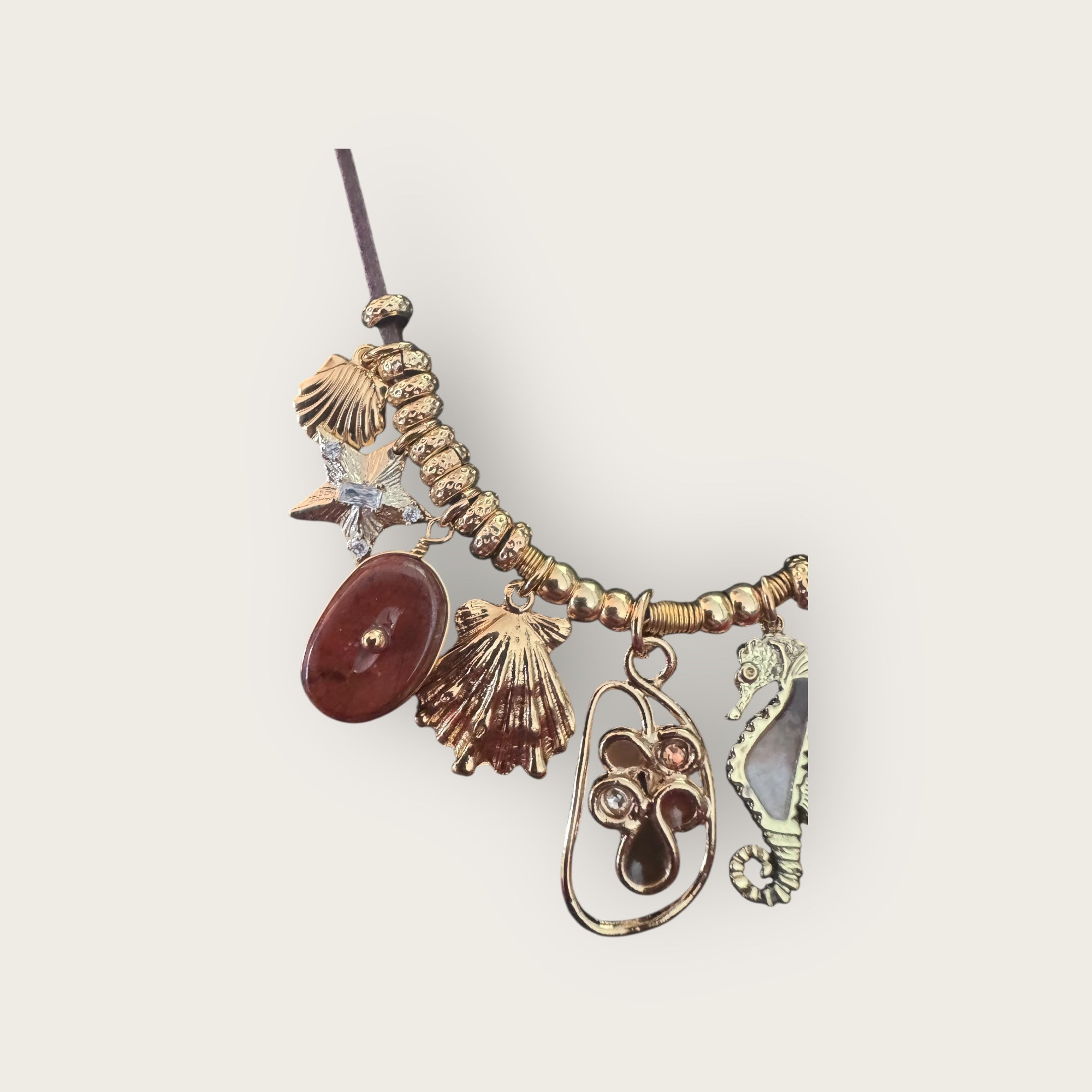 GAS BIJOUX - Collier BELLAGIO doré à l'or fin - PIECE UNIQUE