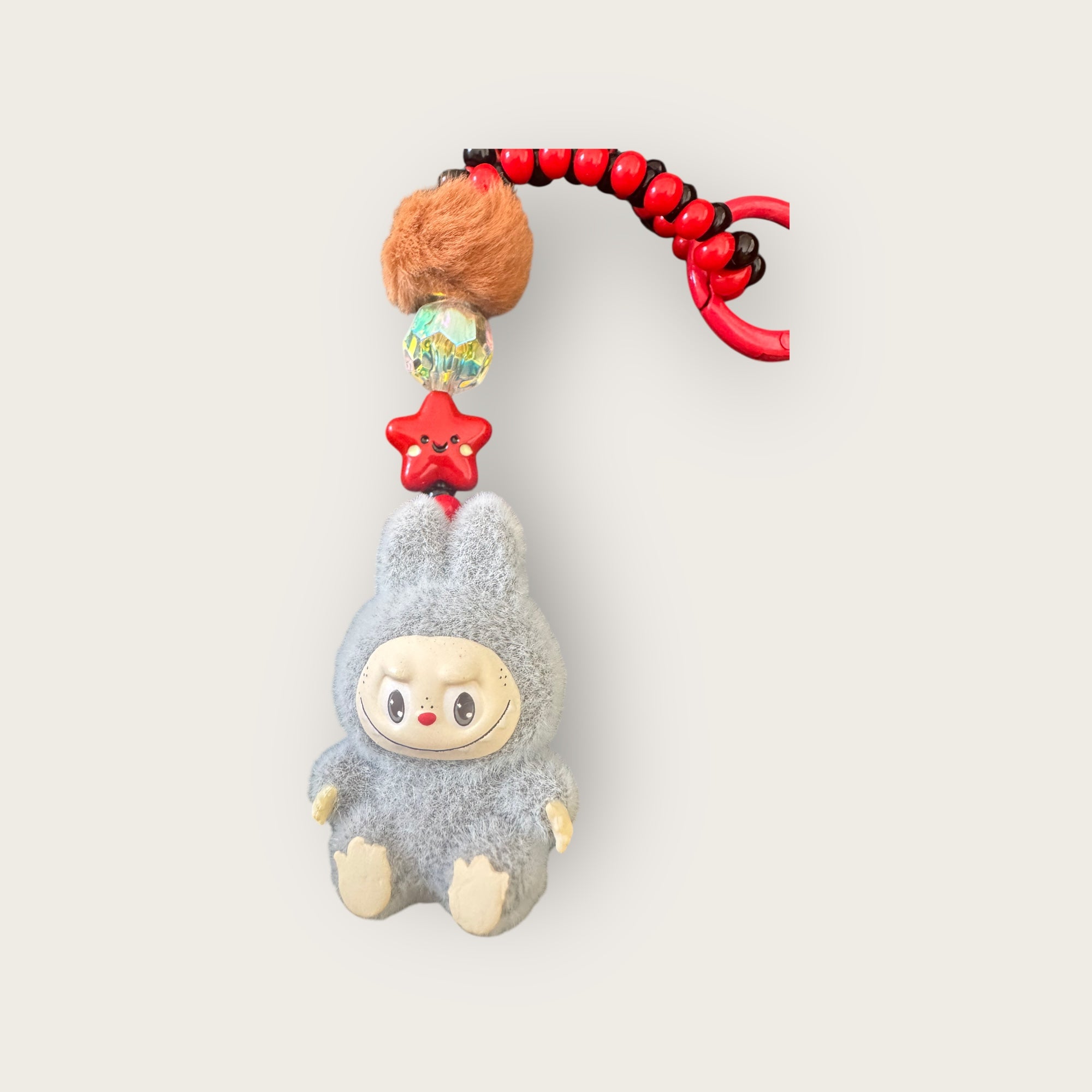 LABUBU - Bijoux de sac ou Bijoux de téléphone - GRIS
