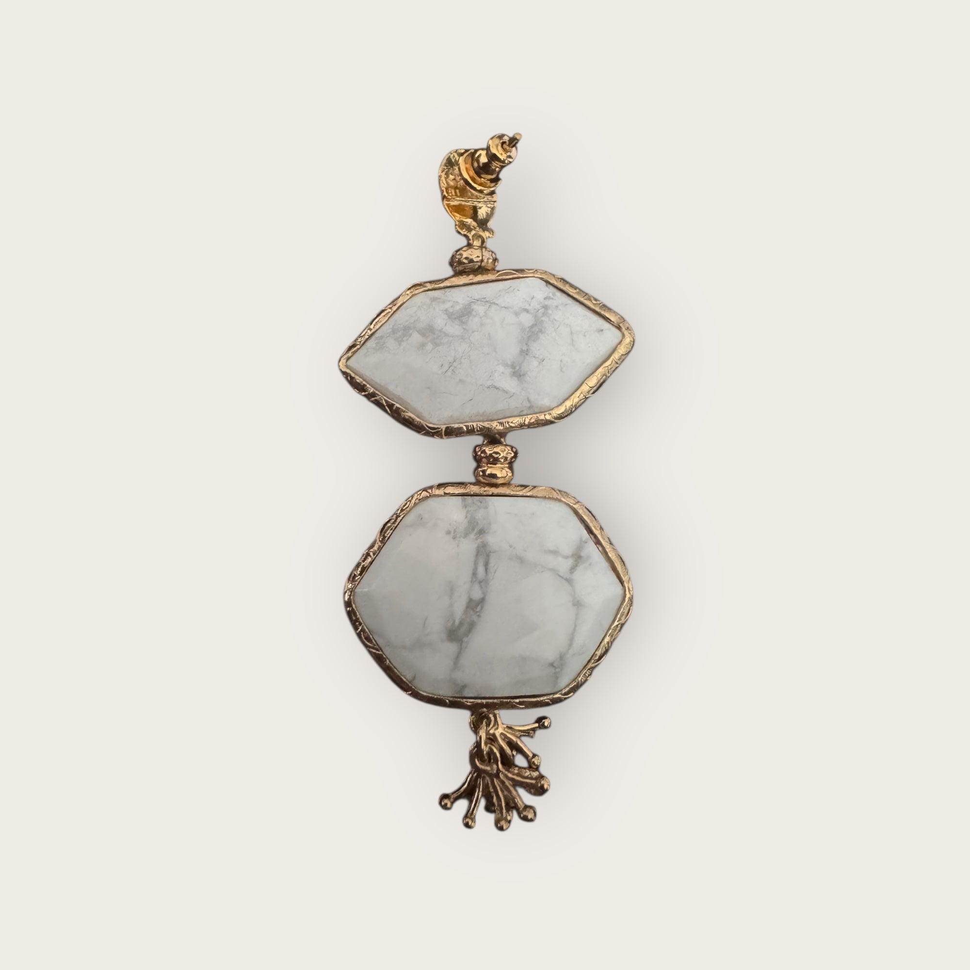GAS BIJOUX - Boucles d'oreilles SILENZA 2.0 dorée à l'or fin - Nouveau modèle