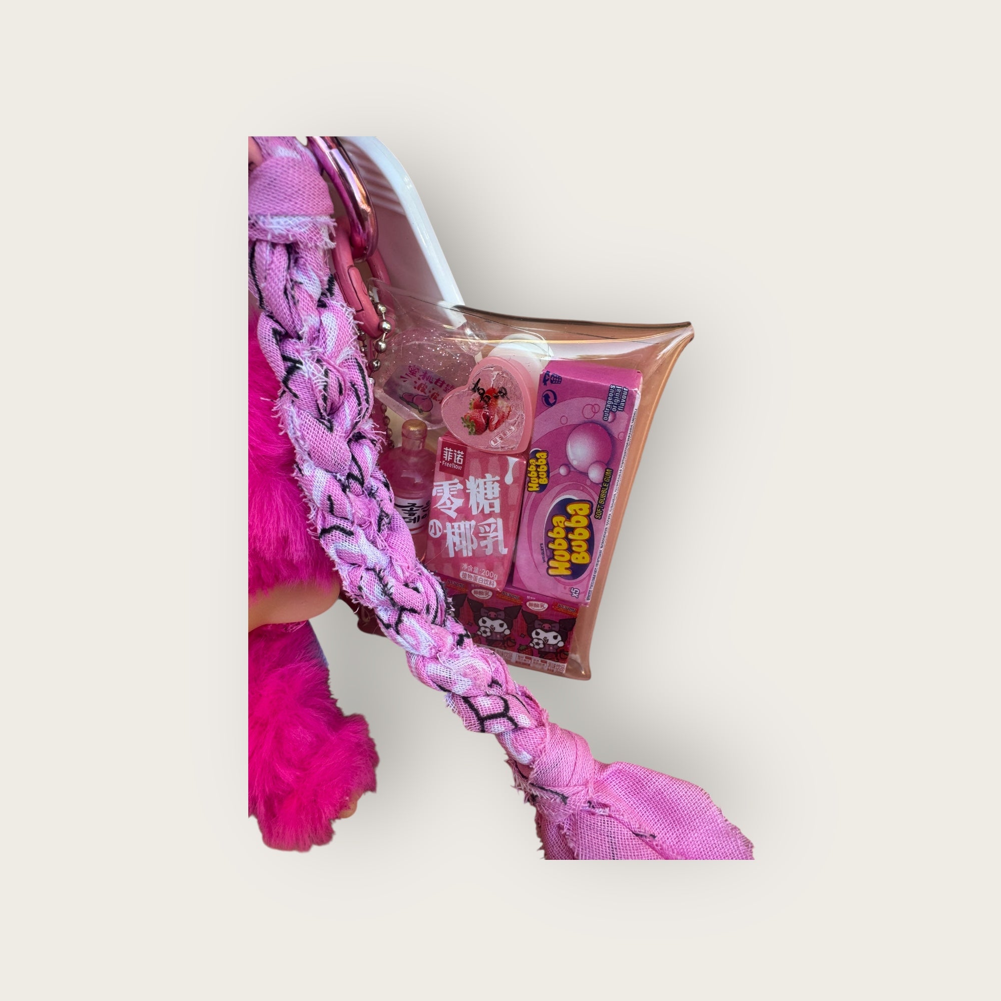 BY TOPAZE - Bijoux de sac - KIKI FUSCHIA