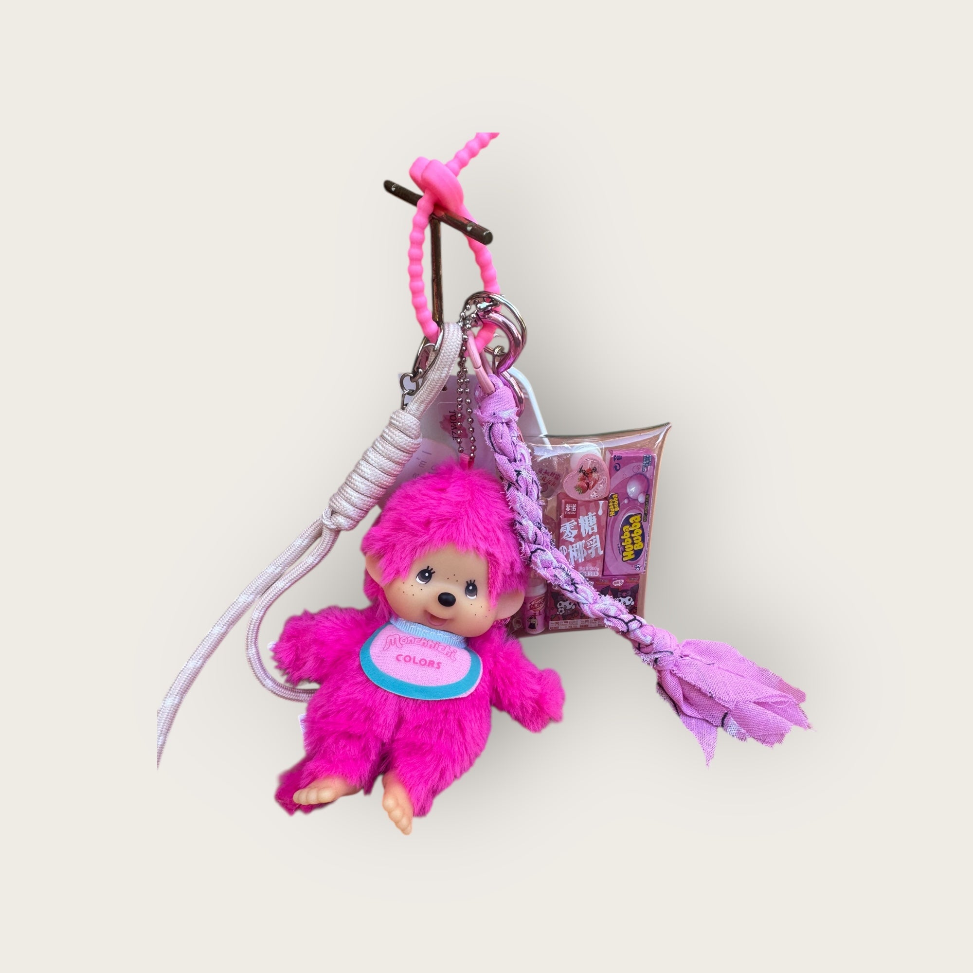 BY TOPAZE - Bijoux de sac - KIKI FUSCHIA