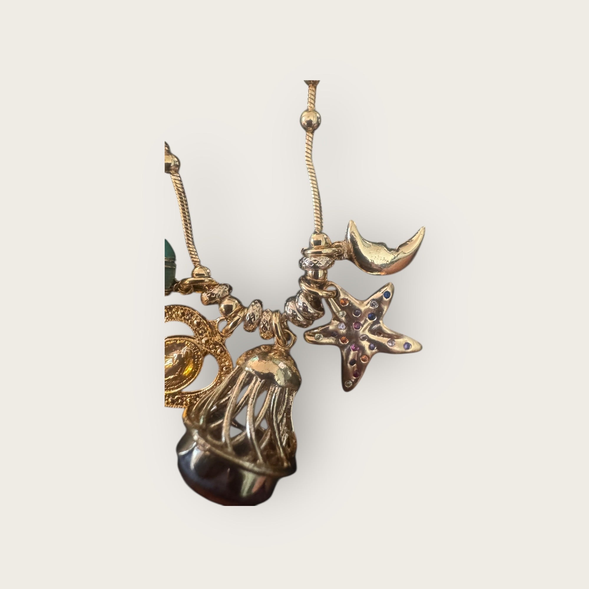 GAS BIJOUX - Collier BELLAVITA doré à l’or fin - PIÈCE UNIQUE