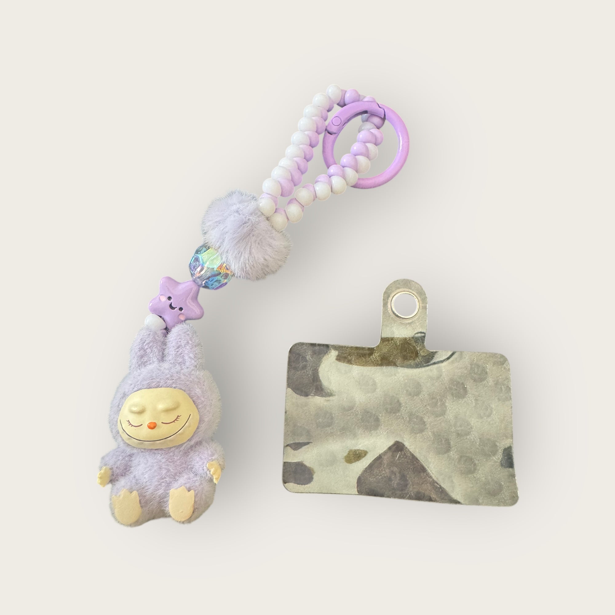LABUBU - Bijoux de sac ou Bijoux de téléphone - MAUVE