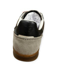 SUN 68 - BASKETS - Silver CALIFORNIA SUN leather and suede