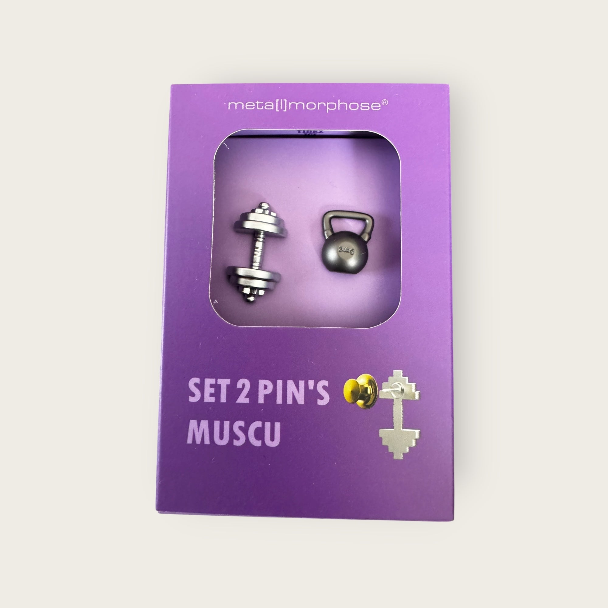 METALMORPHOSE - PIN’S SET MUSCU