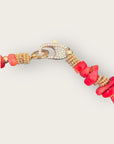 GAS BIJOUX - Collier ALOHA mini doré à l'or fin - Corail Bambou - BEST SELLER