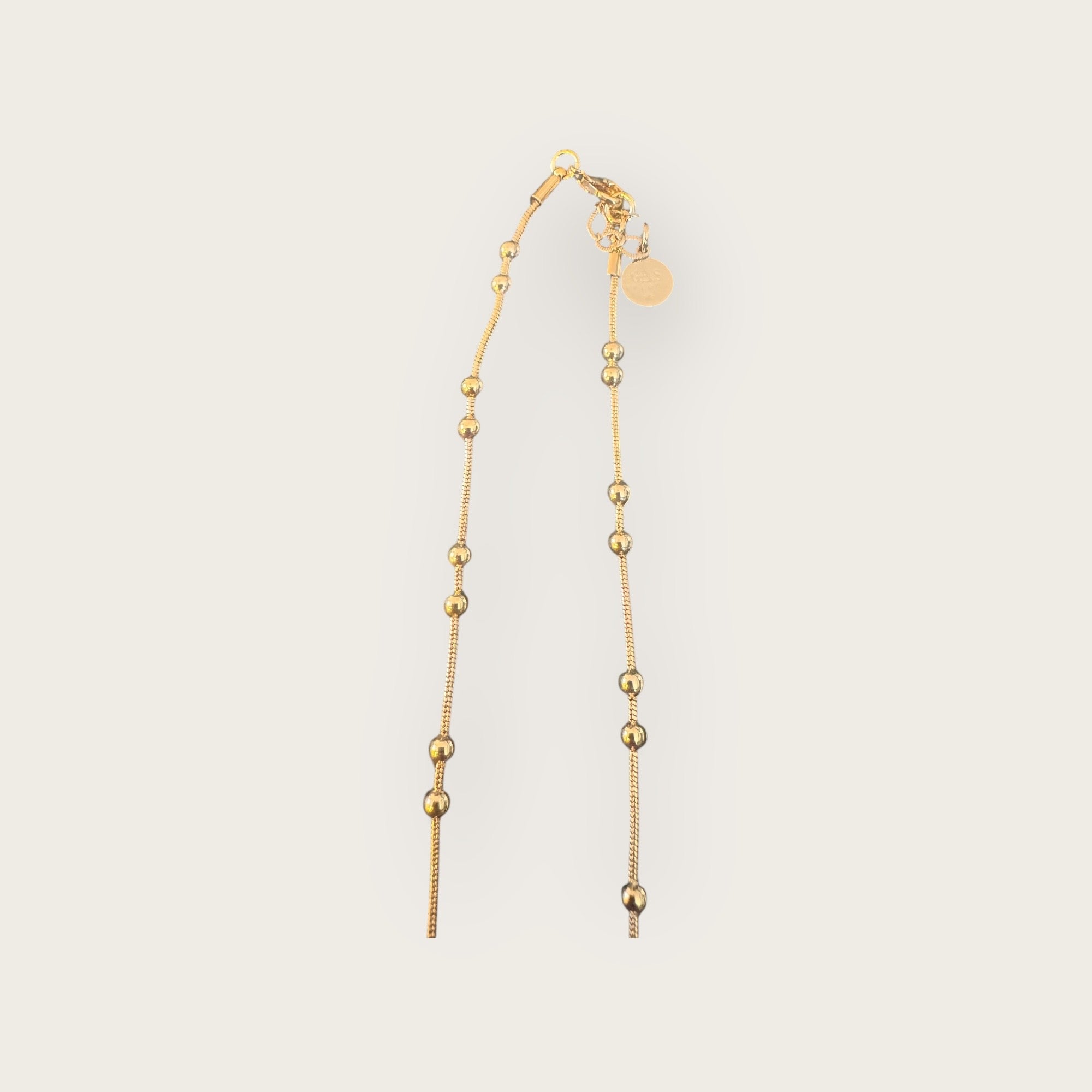 GAS BIJOUX - Collier BELLAVITA doré à l’or fin - PIÈCE UNIQUE