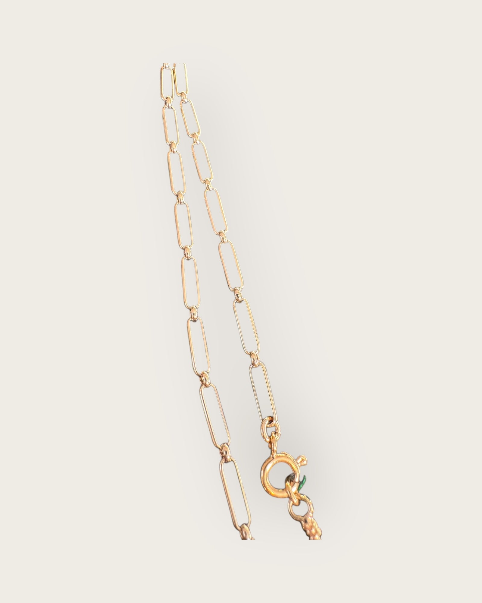 GAS BIJOUX - Collier scapulaire serti doré à l'or fin - Turquoise et malachite