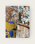 HYPNOCHIC - Foulard - Tons de marron, moutarde et bleu