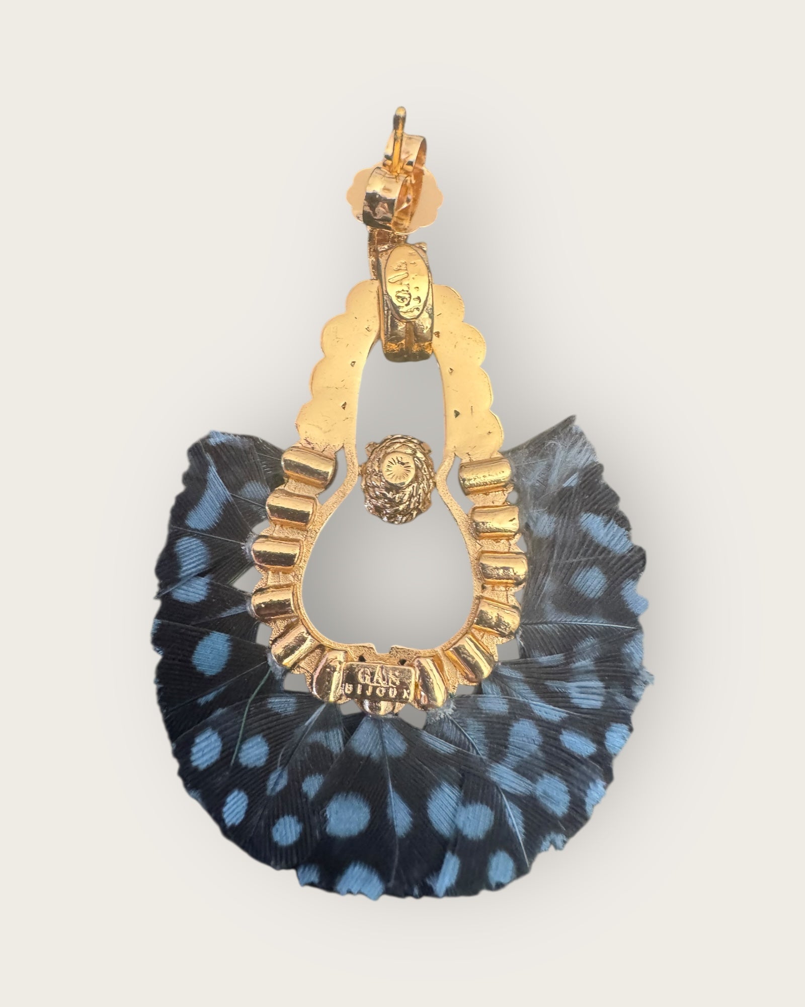 GAS BIJOUX - Boucles d'oreilles FORTALEZA dorées à l'or fin