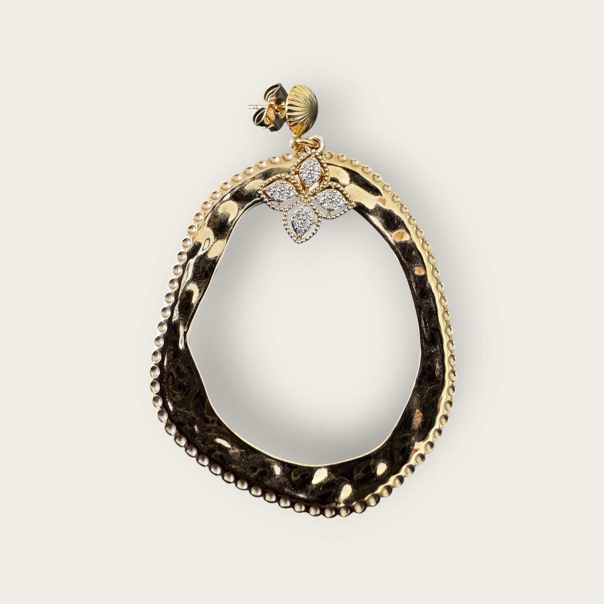 JORGINA - Boucles d'oreilles martelées